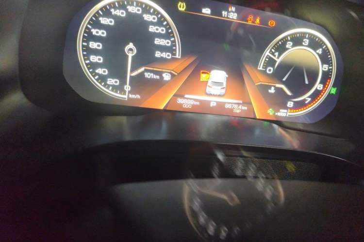 Used Haval F5 2020 1.5T DCT iXuan Odometer Close Up