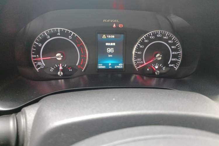 Used Haval F5 2020 1.5T DCT Type I Odometer Close Up