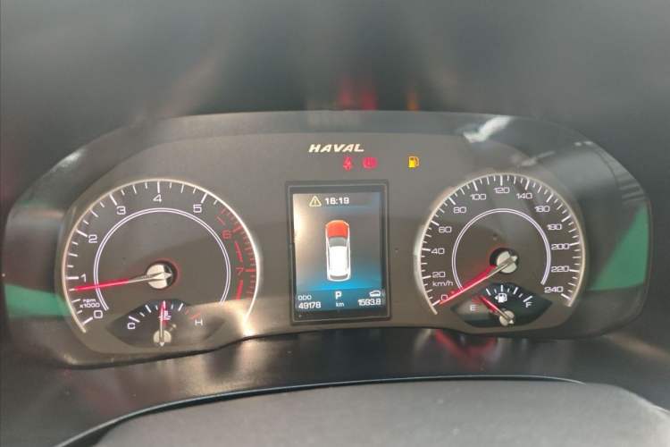 Used Haval F5 2020 1.5T DCT Type I Odometer Close Up