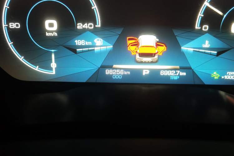 Used Haval F5 2020 1.5T DCT i-Trend Odometer Close Up