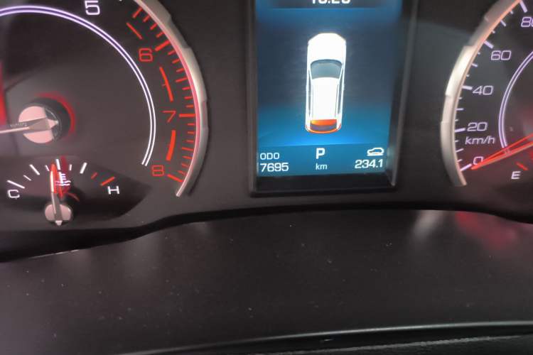 Used Haval F5 2020 1.5T DCT Type I Odometer Close Up