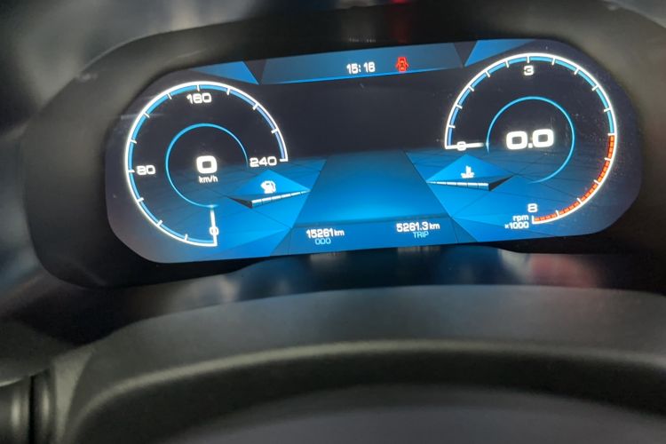 Used Haval F5 2020 1.5T DCT i-Trend Odometer Close Up