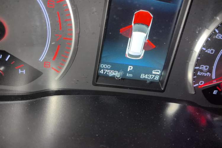 Used Haval F5 2020 1.5T DCT Type I Odometer Close Up
