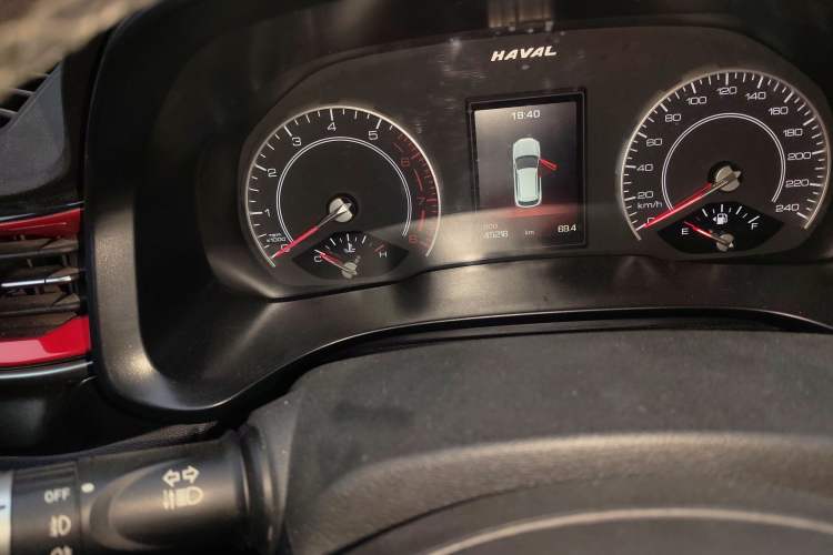 Used Haval F5 2020 1.5T DCT Type I Odometer Close Up
