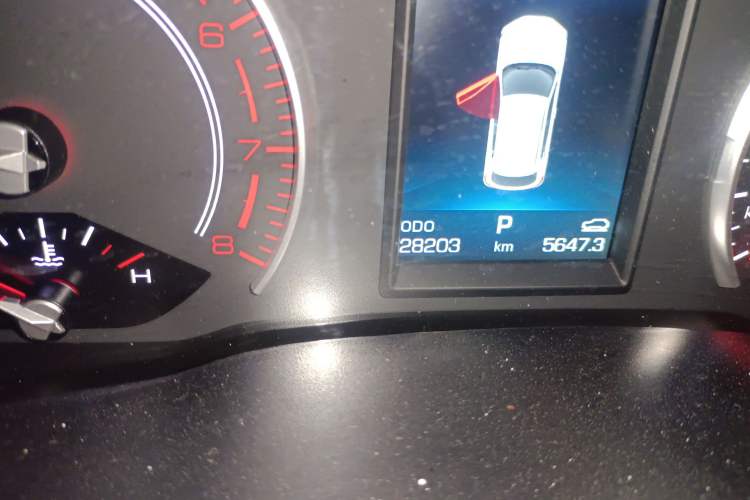 Used Haval F5 2020 1.5T DCT Type I Odometer Close Up