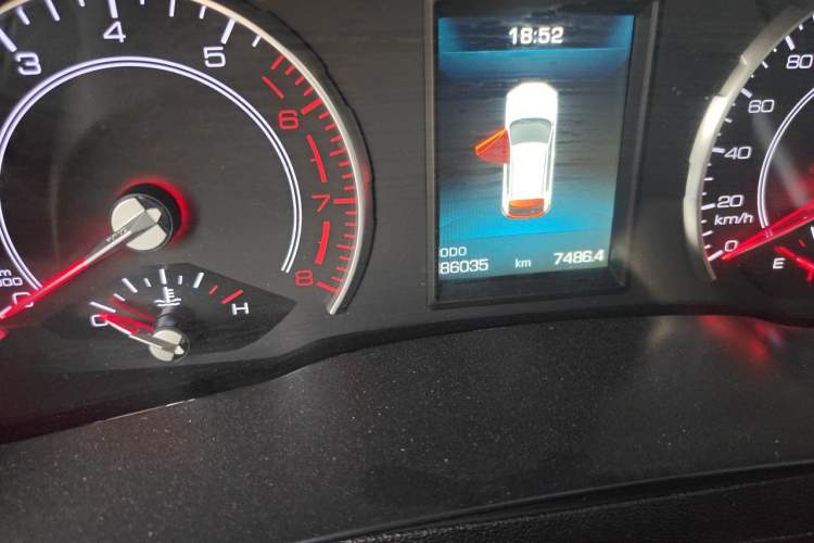 Used Haval F5 2020 1.5T DCT Type I Odometer Close Up