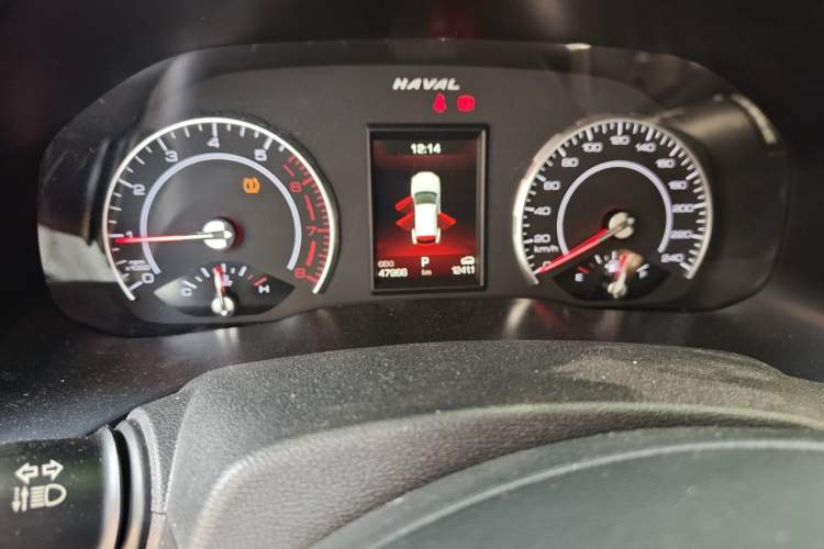Used Haval F5 2020 1.5T DCT Type I Odometer Close Up