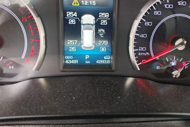 Used Haval F5 2020 1.5T DCT Type I Odometer Close Up