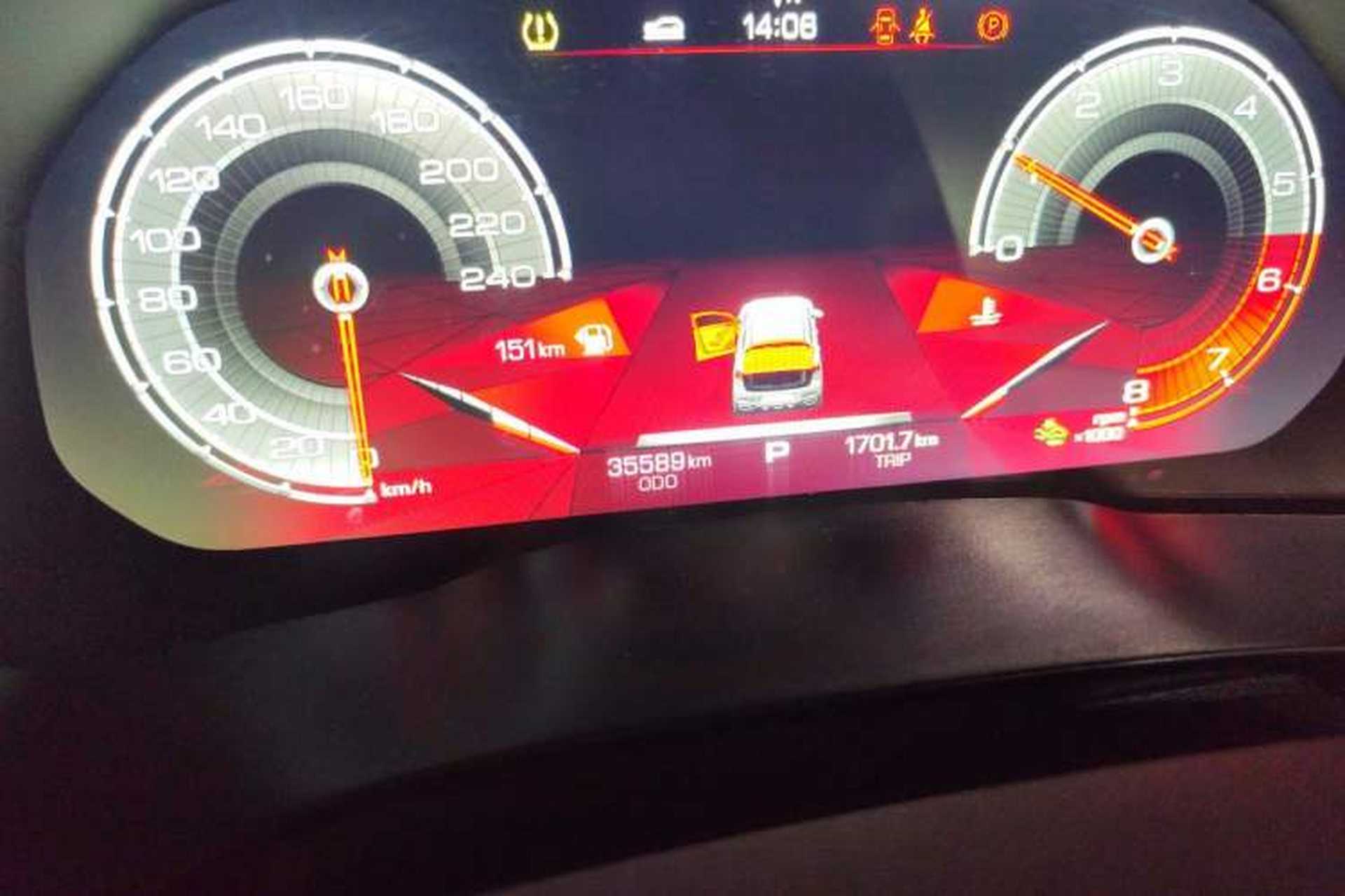 Used Haval F5 2020 1.5T DCT iXuan Odometer Close Up