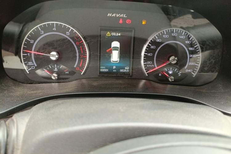 Used Haval F5 2020 1.5T DCT Type I Odometer Close Up