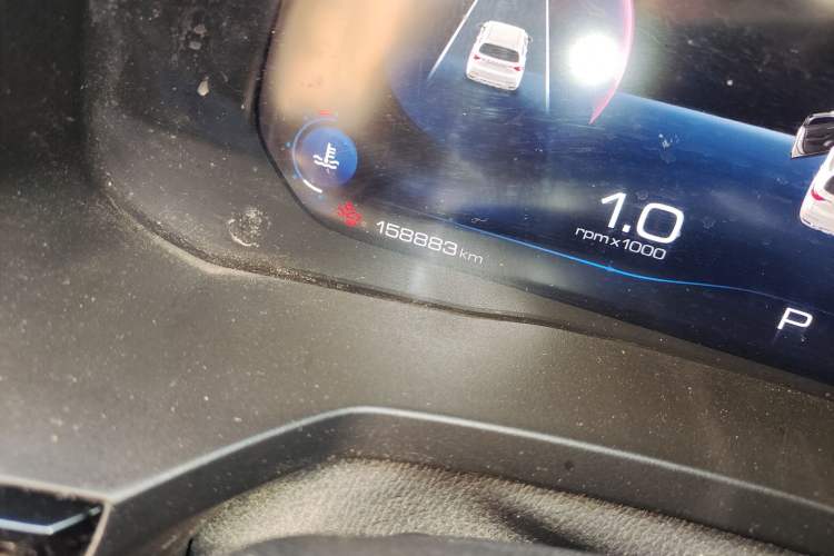 Used Haval F7 2020 1.5T Two-Wheel Drive i-Trend Odometer Close Up