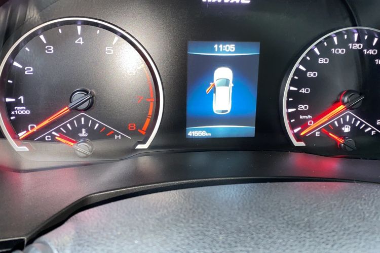Used Haval F7 2020 1.5T Two-Wheel Drive iCool Odometer Close Up