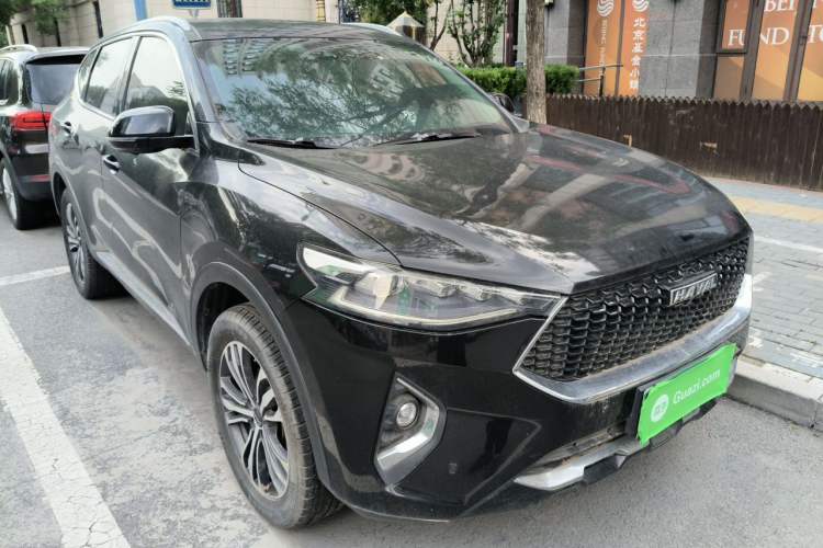 Used Haval F7 2019 2.0T Two-Wheel Drive i-Van China V standard Front Right 45 Deg