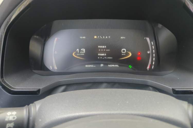 Used Haval F7 2019 1.5T Two-Wheel Drive i-Trend China V Emission Standard Odometer Close Up