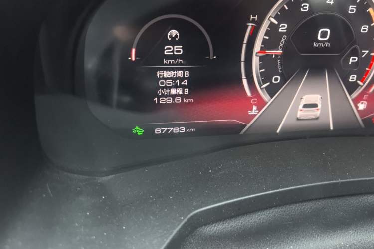 Used Haval F7 2019 1.5T Two-Wheel Drive i-Trend China VI Standard Odometer Close Up
