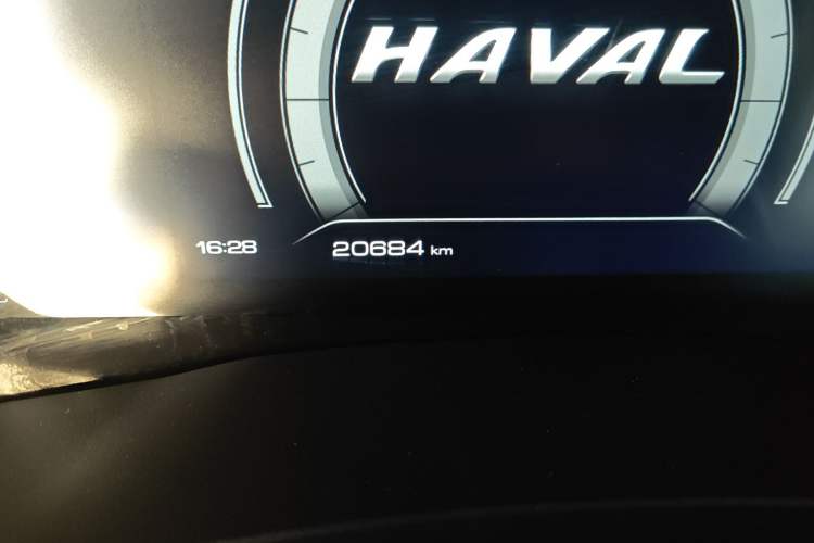 Used Haval F7 2019 1.5T Two-Wheel Drive i-Trend China V Emission Standard Odometer Close Up