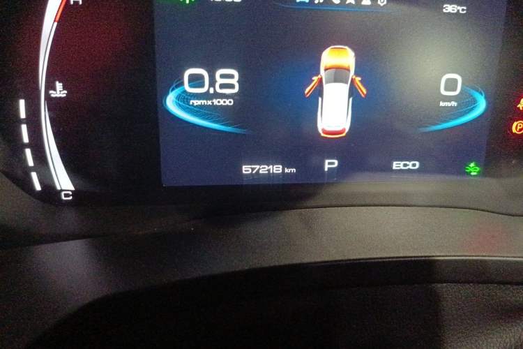 Used Haval F7 2019 2.0T Four-Wheel Drive iJoy China V Standard Odometer Close Up