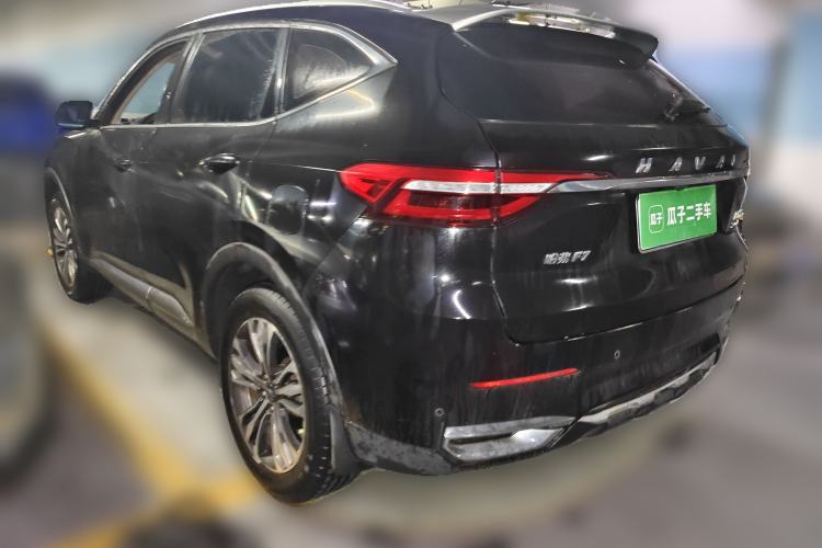 Used Haval F7 2019 2.0T Four-Wheel Drive iJoy China V Standard Rear Left 45 Deg