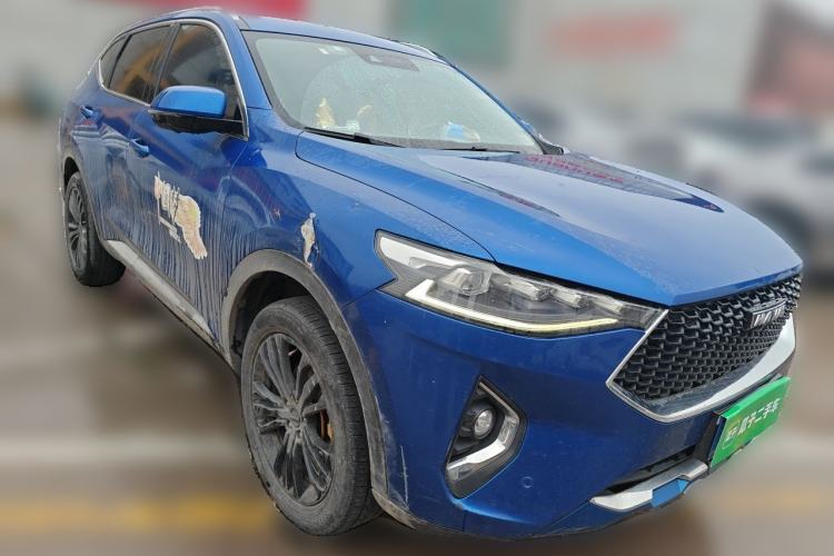 Used Haval F7 2019 2.0T Two-Wheel Drive i-Van China V standard Front Right 45 Deg