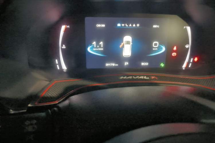 Used Haval F7 2019 1.5T Two-Wheel Drive i-Trend China VI Standard Odometer Close Up