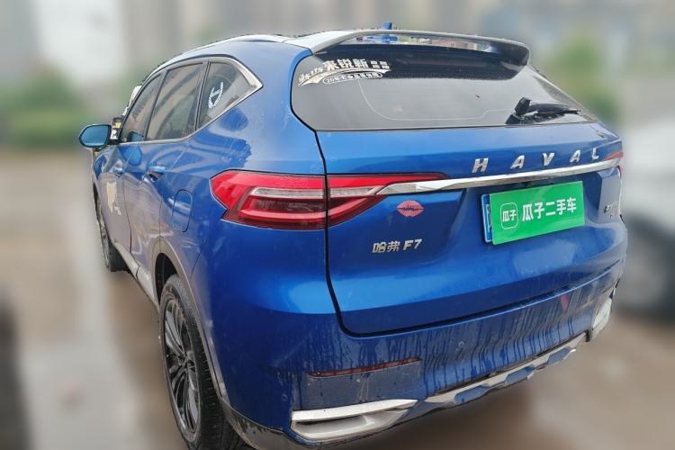Used Haval F7 2019 2.0T Two-Wheel Drive i-Van China V standard Rear Left 45 Deg