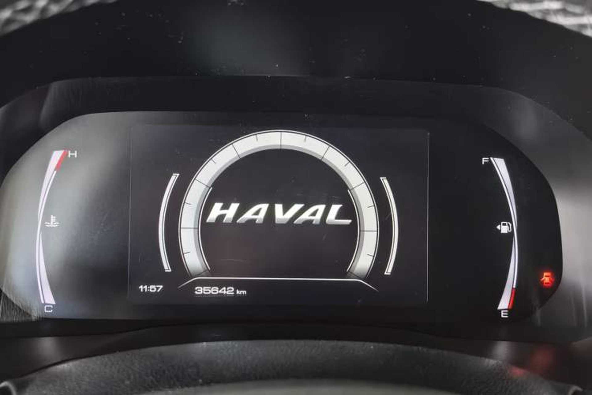 Used Haval F7 2019 1.5T Two-Wheel Drive i-Trend China V Emission Standard Odometer Close Up