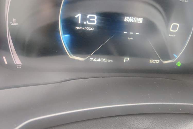 Used Haval F7 2019 2.0T Four-Wheel Drive iJoy China VI Standard Odometer Close Up