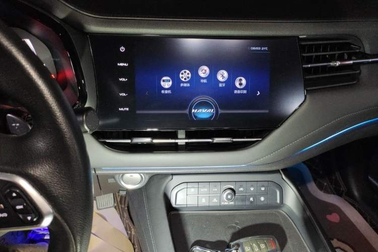Used Haval F7 2019 2.0T Two-Wheel Drive i-Van China V standard Audio And AC Panel