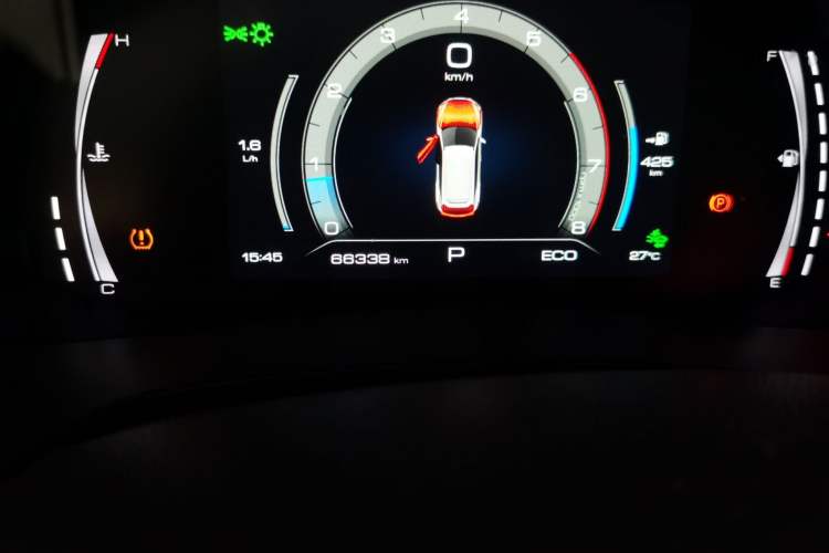 Used Haval F7 2019 2.0T Two-Wheel Drive i-Van China V standard Odometer Close Up