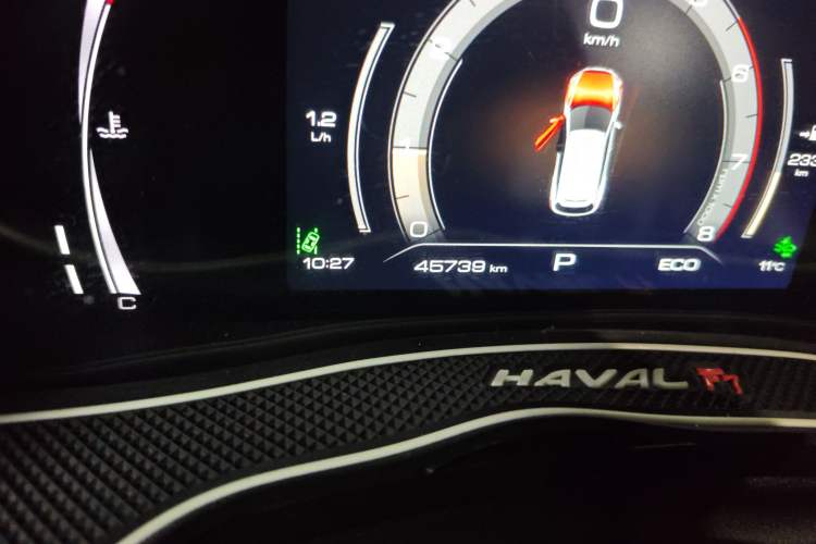 Used Haval F7 2019 1.5T Two-Wheel Drive i-Trend China VI Standard Odometer Close Up