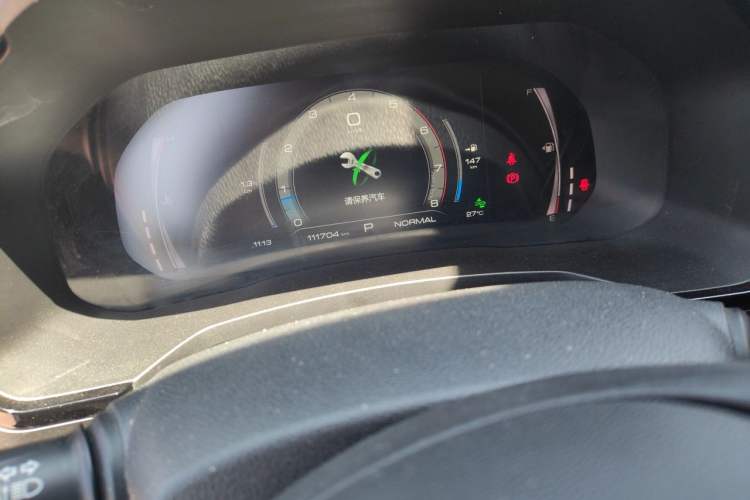 Used Haval F7 2019 2.0T Two-Wheel Drive i-Van China V standard Odometer Close Up