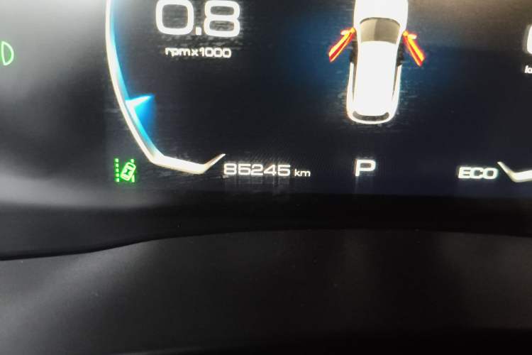 Used Haval F7 2019 1.5T Two-Wheel Drive i-Trend China V Emission Standard Odometer Close Up