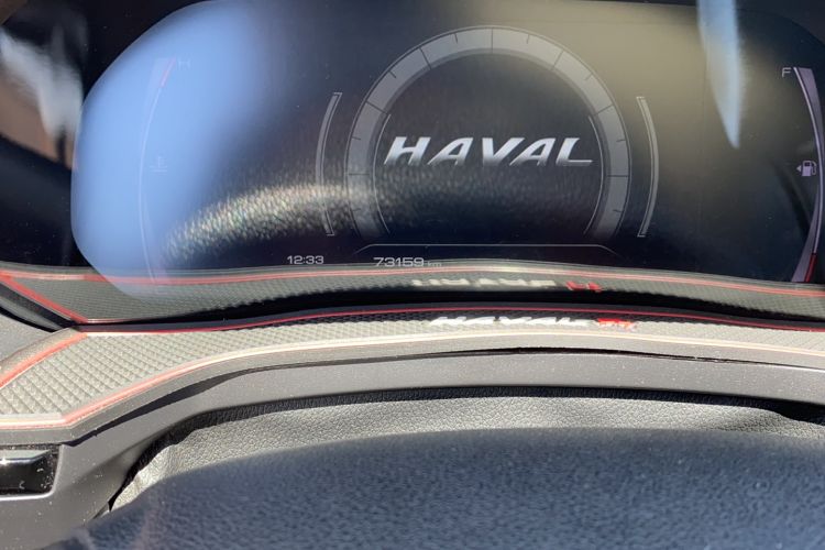 Used Haval F7 2019 2.0T Four-Wheel Drive iJoy China V Standard Odometer Close Up