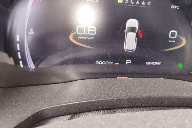 Used Haval F7 2019 1.5T Two-Wheel Drive i-Trend China VI Standard Odometer Close Up