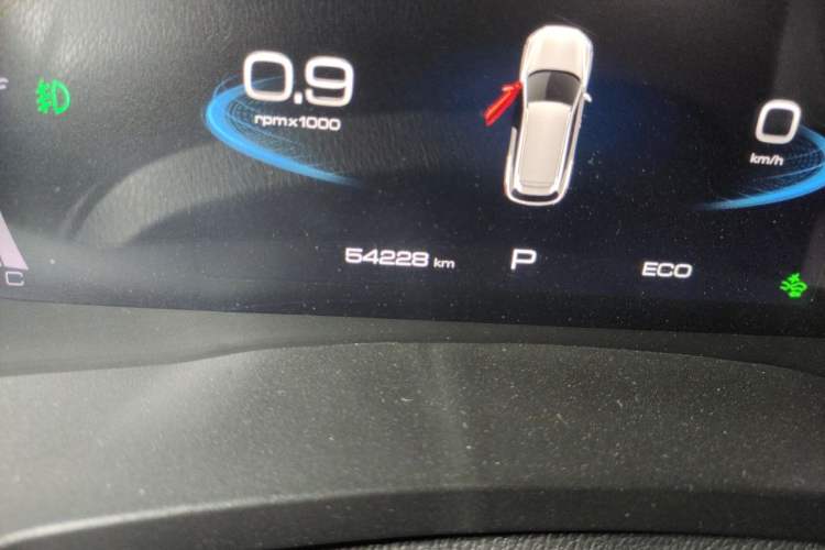 Used Haval F7 2019 2.0T Two-Wheel Drive i-Van China V standard Odometer Close Up
