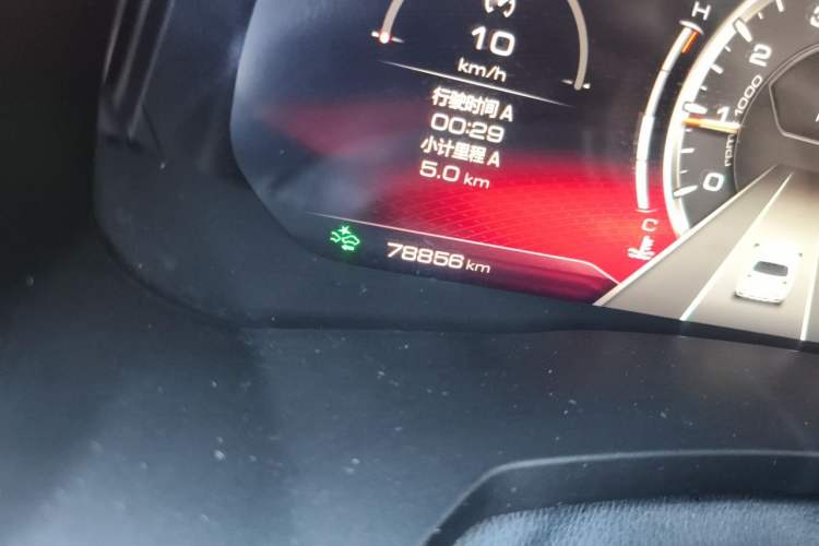 Used Haval F7 2019 2.0T Four-Wheel Drive iJoy China VI Standard Odometer Close Up