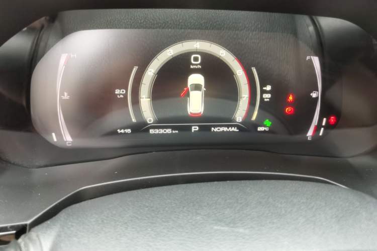 Used Haval F7 2019 2.0T Four-Wheel Drive iJoy China V Standard Odometer Close Up