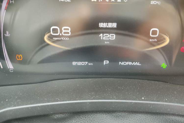 Used Haval F7 2019 2.0T Four-Wheel Drive iJoy China V Standard Odometer Close Up