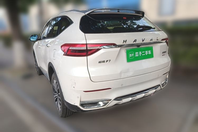 Used Haval F7 2019 2.0T Four-Wheel Drive iJoy China V Standard Rear Left 45 Deg