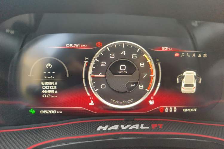 Used Haval F7 2020 2.0T Two-Wheel Drive i-Van Instrument Cluster