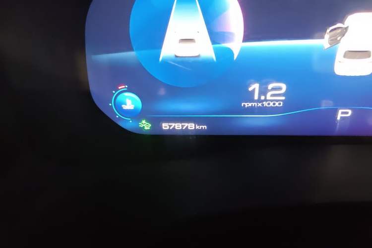 Used Haval F7 2020 1.5T Two-Wheel Drive i-Trend Odometer Close Up