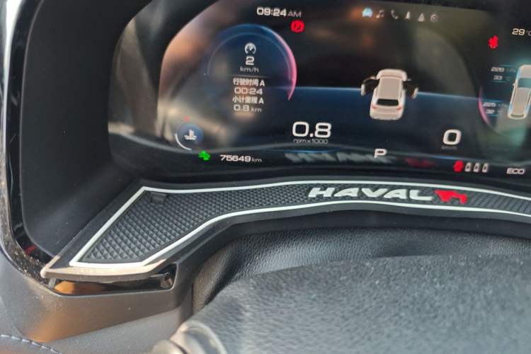 Used Haval F7 2020 1.5T Two-Wheel Drive i-Trend Odometer Close Up