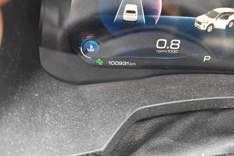 Used Haval F7 2020 1.5T Two-Wheel Drive i-Trend Odometer Close Up
