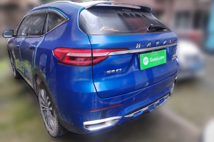 Used Haval F7 2020 2.0T All-Wheel Drive iJoy Rear Left 45 Deg