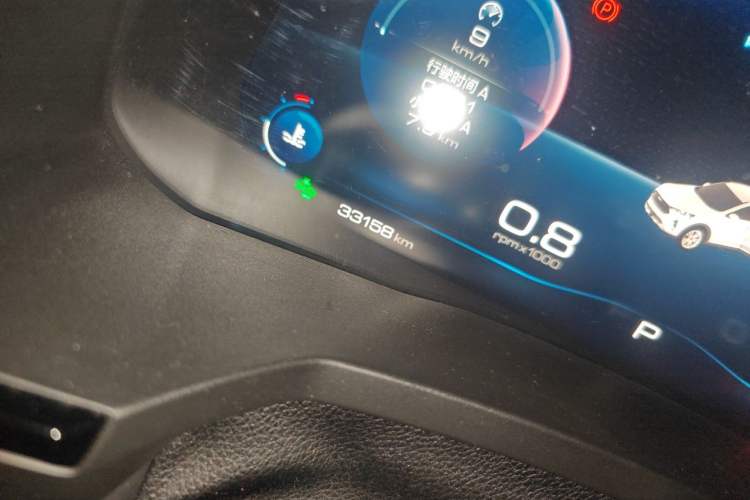 Used Haval F7 2020 1.5T Two-Wheel Drive i-Trend Odometer Close Up