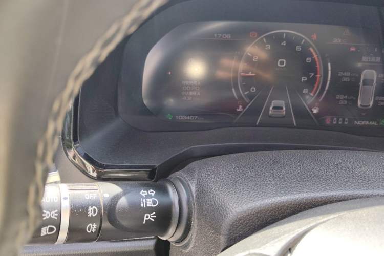 Used Haval F7 2020 2.0T Two-Wheel Drive i-Van Odometer Close Up