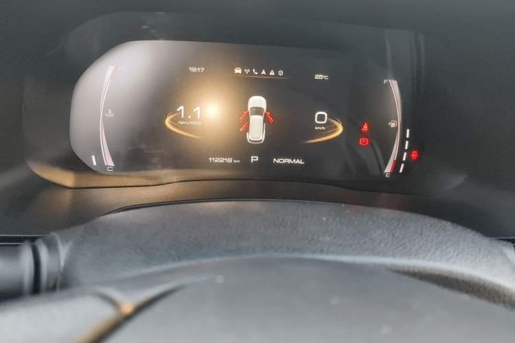 Used Haval F7 2020 2.0T Two-Wheel Drive i-Active Odometer Close Up