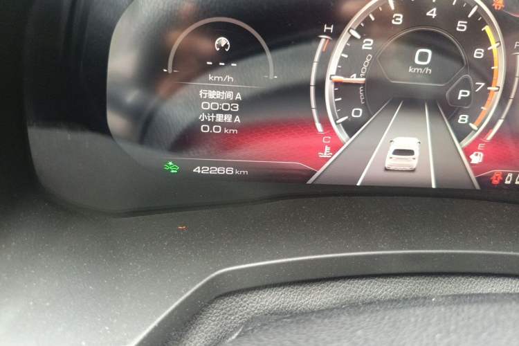 Used Haval F7 2020 1.5T Two-Wheel Drive i-Trend Odometer Close Up