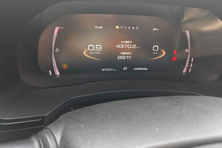 Used Haval F7 2020 1.5T Two-Wheel Drive i-Type Odometer Close Up