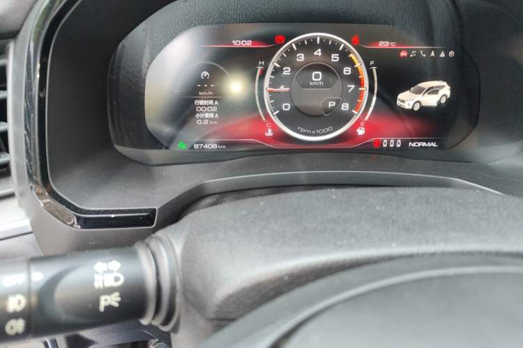 Used Haval F7 2020 1.5T Two-Wheel Drive i-Trend Odometer Close Up